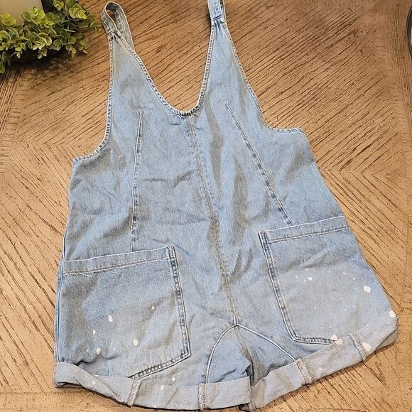 We The Free Light Blue Denim Romper Size S - Picture 12 of 14